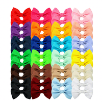 Nouveau Style Pet Chiot Chien Cheveux Arcs Épingle À Cheveux Accessoires Ceinture Élastique Chien Toilettage Arcs Clip Été Hiver Printemps Polyester Imprimer