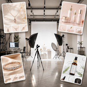 Services professionnels de <span class=keywords><strong>studio</strong></span> créatif pour la photographie de produits commerciaux, la conception graphique A+, la production vidéo, la retouche, l'emballage et la création d'illustrations. - Product Image 1