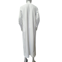 Qamis Homme de Dubaï Style Saoudien, Modeste et Traditionnel, Manches Longues, Haute Qualité, Vêtement d'Affaires Arabe, Respirant pour le Printemps