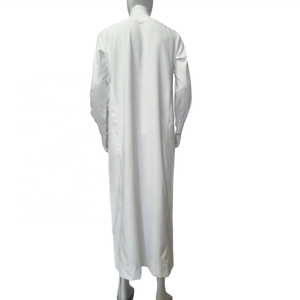 ثوب الأعمال السعودي التقليدي المتواضع للرجال في دبي ، جودة عالية ، طويل الأكمام ، فستان عربي جيد التهوية للربيع - Product Image 5