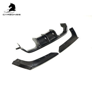 Diffuseur arrière en fibre de carbone de style V, diffuseur de pare-chocs de voiture, accessoires de style performance pour <span class=keywords><strong>BMW</strong></span> F8X F80 F82 F83 M3 M4 - Product Image 5