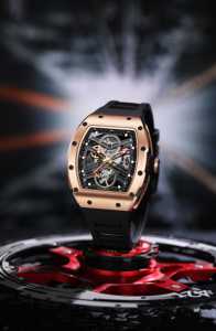 <span class=keywords><strong>Montre</strong></span> Homme Mécanique <span class=keywords><strong>Automatique</strong></span> de Luxe Squelette Creux Modèle Tonneau Original 2025 - Product Image 6