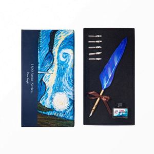 Stylo plume en métal à plumes Bonvan BVA007, style rétro littéraire européen britannique, cadeau de vacances, 0,5 mm, pour l'écriture des étudiants - Product Image 2