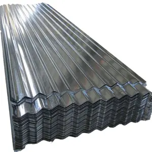 18 25 20 Gauge Corrugated Steel Roofing Sheet Galvanized Natural Price