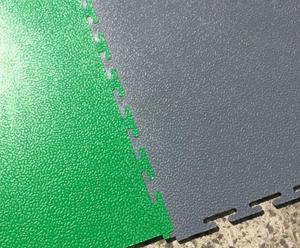 Suelo de PVC entrelazado de alto tráfico, resistente a arañazos e impermeable, superficie antideslizante para oficinas, escuelas, garajes, textura lisa - Product Image 4