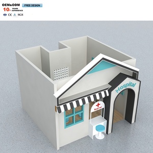 Vendita Calda: Casa Gioco Morbida per Giochi di Ruolo, Parco Giochi Interno, Ospedale Giocattolo per Bambini, Cittadina in Miniatura per Bambini, Ludoteca - Product Image 2