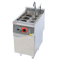 Cuisinière à nouilles électrique en acier inoxydable à un cylindre et six bacs, la plus vendue