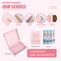Cadeau pour Filles, Planificateur Hebdomadaire 2026 Rose avec Logo Doré Personnalisé, Cahier d'Objectifs