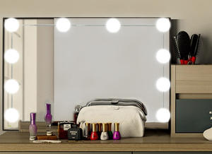 LED 조명 조명 메이크업 거울 조명 화장품 밝기 조절이 가능한 할리우드 화장대 거울 전구 - Product Image 5