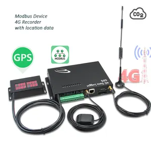 多通道以太网modbus设备4g记录器GPRS报警接收器tempe数据通过4g移动和以太网网络传输