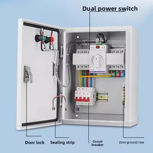 Özelleştirilmiş Çift Güçlü 220V/380V Yangın Söndürme Otomatik Transfer Anahtarı Dağıtım Kontrol Kutusu 10-100A Akım Kapasiteli - Product Image 2