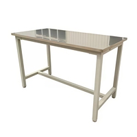 Table de travail commerciale multifonctionnelle réglable en acier inoxydable de qualité supérieure pour cuisine de restaurant