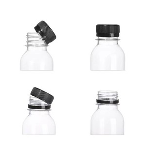 Botellas Pequeñas Vacías de PET para Jugo o Bebidas de 2oz/60ml-4oz/120ml con Tapa de Rosca para Envasado - Product Image 6