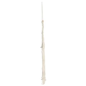 W2B VidaXL eco-friendly macramè appendi da parete in cotone bianco medio intarsi decorativi scandinavo stile bohémien per vivere in Rattan - Product Image 2