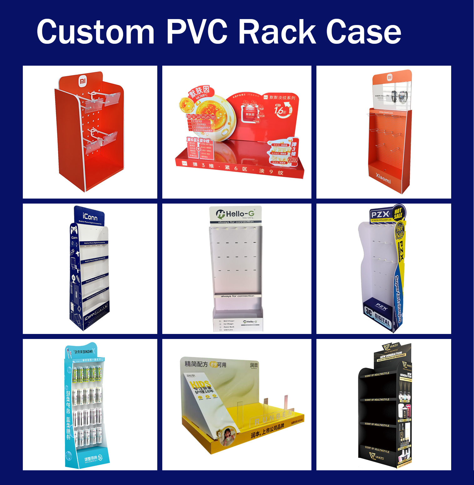 Apache Custom Light Duty PVC Floorstanding Beverage Display Rack for Supermarket Juice Promotions Liquor Stores Convenience — view 5