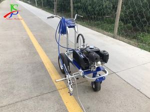 Petite machine de marquage à pulvérisation froide semi-automatique à poussée manuelle, moteur à essence 5,5 CV pour la marquage des routes, des parkings et des pistes en plastique - Product Image 6