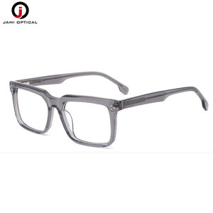 Kính mắt nam cổ điển mới, gọng kính chất lượng cao làm từ acetate, bản lề kim loại dẻo, kiểu vuông, kính quang học - Product Image 6