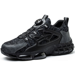 Zapatos DE SEGURIDAD deportivos cómodos con hebilla inteligente CHITED, zapatos de seguridad con punta de acero estándar europeo, zapatos de seguridad ligeros para hombres - Product Image 1