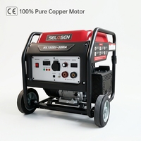 Générateur de soudage à essence 5000W 5,5kW pour usine, convertisseur de soudeuse, 110V/230V, réservoir de carburant 25L, générateur de soudage à essence 5kW