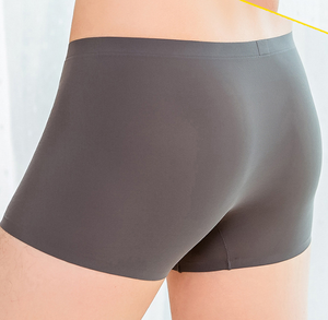 Boxer da Uomo in Seta Ghiaccio Senza Cuciture, Design Slim Estivo, Fresco e Morbido, Intimo <span class=keywords><strong>Maschile</strong></span> Sexy - Product Image 3