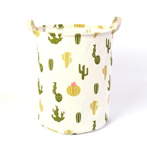 Panier à linge pliable en coton et lin Tianshan Shandong, modèle 20241216-2, sac de rangement pour la maison et l'hôtel, pour laver le linge sale - Product Image 2