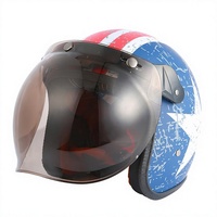 Casque de moto trois-quarts certifié 3C BLD Bailide ABS, universel toutes saisons, demi-casque