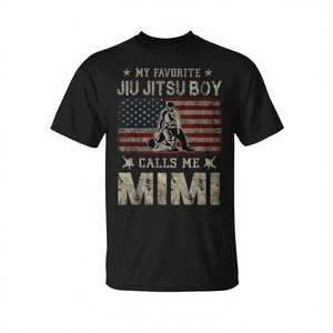 Mi camiseta favorita con la frase 'Jiu Jitsu Boy Calls Me Mimi', regalo para el Día de la Madre - Product Image 2