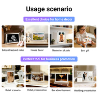 Marco de Fotos Digital Transparente de 5 Pulgadas en Acrílico para NFT y Video con Función de Rotación Automática al por Mayor