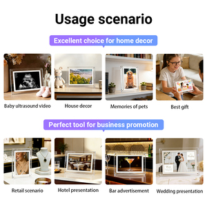 Cadre photo numérique transparent en acrylique de 5 pouces pour NFT et vidéo, avec fonction de rotation automatique, vente en gros - Product Image 6