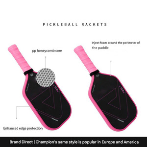 OEM/ODM personnalisé meilleure <span class=keywords><strong>raquette</strong></span> de <span class=keywords><strong>pickleball</strong></span> en fibre de carbone 2025 - Top choix légers et durables pour les fans de sport - Product Image 4