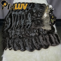 Cheveux humains bruts pré-épilés, noués à la main, avec base en peau fine, lace HD invisible effet fondant, disponibles en frontals complets 13x6 13x4 et closures 13x4 5x5 6x6 7x7