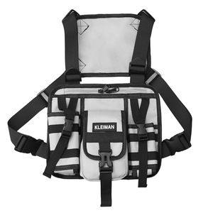 핫 세일 전술 Streetwear 프론트 파우치 조끼 가방 유니섹스 패션 장비 가슴 가방 - Product Image 2