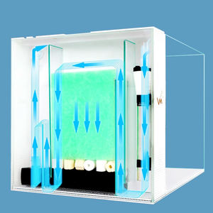 ตู้ปลาอะคริลิคขนาดเล็ก 15 ลิตร รุ่นมินิ มารีน่า ขนาด 30*30*30 ซม. พร้อมระบบไฟและกรอง สำหรับตกแต่งห้องนั่งเล่น - Product Image 3