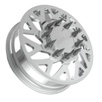 Nouvelles jantes XINLAI en aluminium forgé, polies et personnalisées, à rayons directionnels, pour véhicules tout-terrain 20-26 pouces 6x139.7, pour SUV 4x4 et pick-up