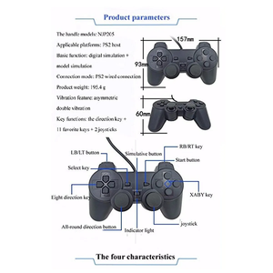 Wired Gamepad for <strong>PS2</strong> Controller for <strong>PS2</strong> Dual Motor Joystick Gamepad <strong>PS2</strong> Gaming Joypad - Product Image 6