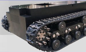 Vente flash : châssis à chenilles en caoutchouc, châssis de véhicule tout-terrain à chenilles, plateforme à chenilles en caoutchouc avec télécommande - Product Image 4