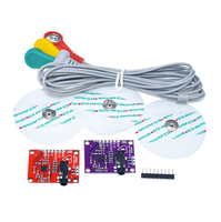 Kit de Sensor ECG AD8232 - Módulo de Detección de Frecuencia Cardíaca y Pulso Compatible con la Placa de Desarrollo Duinofun