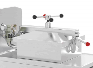 Appareils de cuisine commerciaux autoportants en acier inoxydable Friteuse mécanique à pression électrique avec roues - Product Image 4