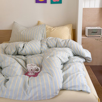 Taie d'oreiller de haute qualité, drap plat, housse de couette jacquard, 100% coton, ensemble de literie textile de maison de qualité supérieure