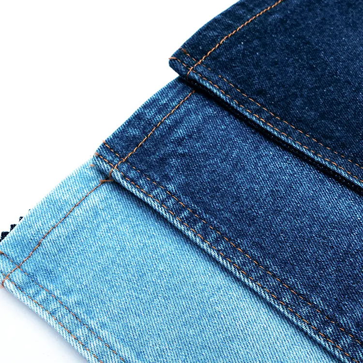 Джинсовая ткань из переработанного материала, пластиковая бутылка, темно-синяя ткань для джинсов
