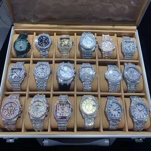 Relojes de Lujo al por Mayor con Incrustaciones de Diamantes, Movimiento Suizo, Automáticos, Mecánicos, de Diseñador, Estilo Hip Hop, con Moissanita VVS Color D - Product Image 6