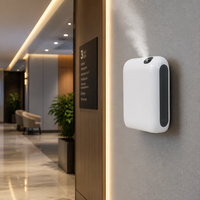 Diffuseur d'huiles essentielles pour aromathérapie, pulvérisation automatique intelligente, à brancher, capacité de 0,5 L, fonctionnement silencieux, usage domestique et commercial