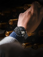 Montre mécanique automatique, boîtier en acier de luxe, deux types de bracelets, montre pour homme, mouvement Fairwhale, montre-bracelet de style business FW-6020