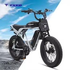 <span class=keywords><strong>Moto</strong></span> Elettrica TXED Personalizzabile <span class=keywords><strong>con</strong></span> Doppia Batteria 48V 13Ah, Telaio in Lega da 20'', Freno a Disco Idraulico, Motore da 750W - Product Image 1