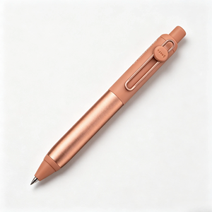 Uniball ZENTO Flow Series <b>Retractable</b> Ballpoint <b>Pen</b> 0.38/0.5mm Tip Black Ink School Office Use Multiple Sizes Matte Metal Colors - Product Image 6
