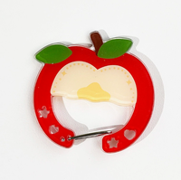 Pendentif en matériau acrylique personnalisable avec mousqueton promotionnel de dessin animé mignon