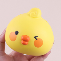 Jouets à presser JITENG : Canard en mousse à remontée lente, animaux géants à presser, jouet mignon pour soulager l'anxiété