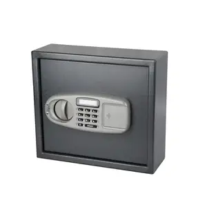 批发高品质钢耐用重型电子壁挂式电子钥匙保险箱储物盒