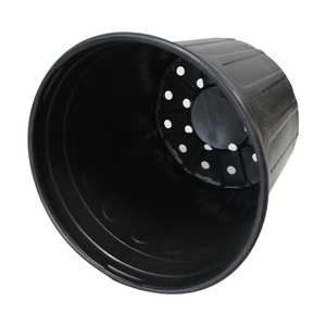 Vasi di plastica impilabili da 1 gallone classico moderno alto piccolo giardino coltivano cestini di drenaggio fori per piantare la casa recinzione - Product Image 3