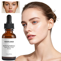 Sérum Visage Antioxydant à la Vitamine C Hydratation Intense Éclat Lumineux Raffermissant Doux Unifiant le Teint Essence Faciale Éclaircissante
